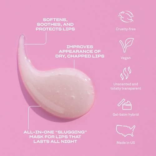 Babe Original Glow Lip Mask for Hydrated & Softer Lips With Scrub Stick for Massaging & Exfoliating Lips