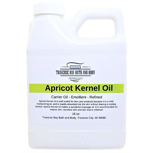 Apricot Kernel Oil 16 oz., Safety sealed container, Soap making, lotion, creams, massage oil, bath, beauty, lip balm