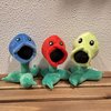 Dyharnsty 4Pcs Plants vs Zombies Plush Toys Peashooter Soft Figure Doll, Plants vs Zombies Toys PVZ Plush Plants 1 2 Set