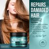 SAVION Hair Mask for Dry Damaged Hair and Revitalization - Keratin Natural Hair Treatment - CUTIFLEX5 Anti Frizz Repair Complex with Keratin Protein, Biotin, Collagen, Argan Oil - Made in the USA