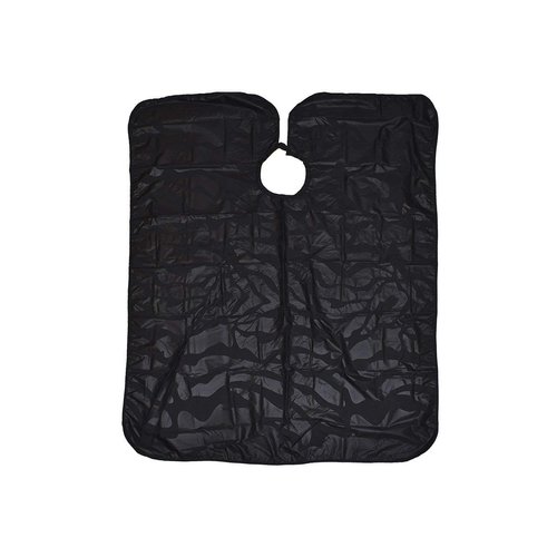 Betty Dain Bleach-proof All Purpose Styling Cape, Material Defends Against Bleach Stains, Color Proof, Chemical Proof, Waterproof, Lightweight Embossed Nylon, Black
