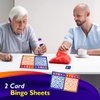 EXTRIC Bingo Game, Bingo Game for Adults and Kids, Bingo Set Includes Bingo Daubers, Bingo Cards, and Calling Numbers Ideal Fun Bingo Games for Family Game Night