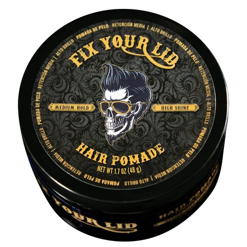 Fix Your Lid Hair Pomade for Men - Water Based Pomade with Medium Hold and Hight Shine - Match al...