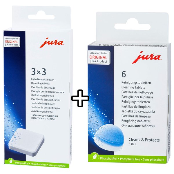 Descaling Tablets and Cleaning Tablets for Jura-Capresso Automatic Coffee and Espresso machines Combi pack