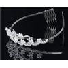 Shop Ginger Wedding Flower Pearl Bridal Wedding Tiara Crystals Rhinestones Crown Prom Party T0082