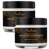 SheaMoisture Skin Care, Face Moisturizer, Authentic African Black Soap Balancing Moisturizer for Acne & Blemish Prone Skin, Tamarind Extract, Tea Tree Oil & Shea Butter, 2 Pack - 2 Oz Ea