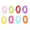 100Pcs Plastic Bird C Clips Hooks Chain Links DIY Parrot Toys Mix ColorLittle pet Toys
