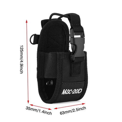 Tenq 3in1 Multi-Function Universal Pouch Bag Holster Case for GPS Pmr446 Kenwood Midland Icom Yaesu Two Way Radio Transceiver Walkie Talkie 20d