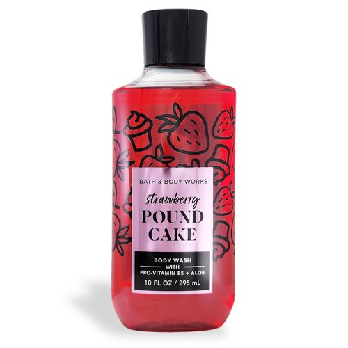 Generic BBW White Barn STRAWBERRY POUND CAKE Shower Gel 10 fl oz / 295 mL
