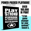 Play Strong Football You Rock Note Cards 12-Pack (4.25"x5.5") Illustrated Sports Powercards Thank You Note Card Set Perfect for Football Players, Coaches, Fans and Fanatics - They'll Love 'Em!