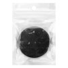 Grafting Eyelash Jade Stones Black Pink Round Jade Stone Eyelash Glue Stone Adhesive Glue Pallet Pad Eyelash Extension Makeup Beauty Salon Accessories (Black-2 Pcs)