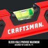 CRAFTSMAN Torpedo Level, 9 Inch, With Shock Absorbing End Caps (CMHT82390)