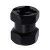 Alloy 12mm Wheel Hub Hex Spacer 15mm Offset Extension Drive Adapter for 1/10 RC Crawler Truck (15mm)