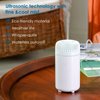 Car Diffuser Humidifier Aromatherapy Essential Oil Diffuser Car Air Freshener Diffuser USB Cool Mist Mini Portable Diffuser for Car Home Office Bedroom (White)