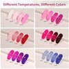 GAOY Color Changing Gel Nail Polish Set of 6 Temperature Changing Colors Including Red Pink Purple Mood Changing Gel Manicure Kit for Nail Art Home DIY