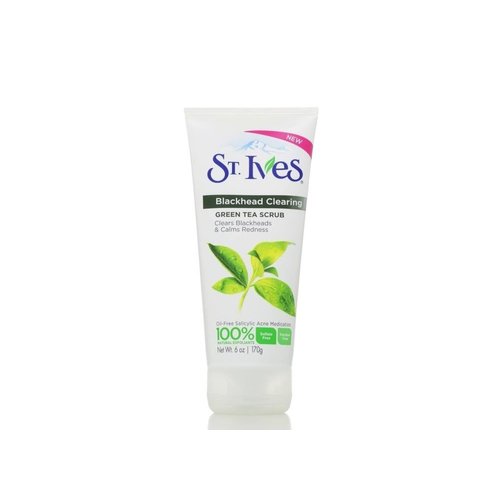 St. Ives Blackhead Clearing Face Scrub Green Tea 6 oz(Pack of 4)