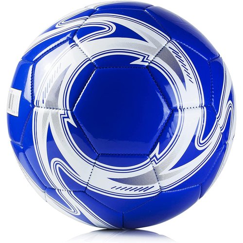 Western Star Soccer Ball Size 3 & Size 4 & Size 5 - Official Match Weight - 5 Colors - Youth & Adult Soccer Players - Helix - Attractive and Durable Design