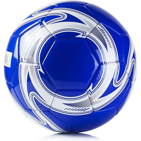 Western Star Soccer Ball Size 3 & Size 4 & Size 5 - Official Match Weight - 5 Colors - Youth & Adult Soccer Players - Helix - Attractive and Durable Design