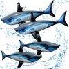 4PCS Inflatable Shark Pool Balloon, 33 Inch Shark Party Decorations for Birthday Pool Christmas, Party Favors Supplies Gift for Adults