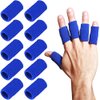 Onwon 20 Pieces Finger Sleeves Thumb Splint Braces Support Elastic Compression Braces Stretchy Finger Protector for Relieving Pain Calluses Arthritis Knuckle Sports Aid