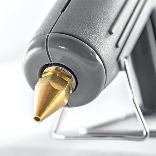 AdTech Industrial Strength Full Size High-Output Hot Melt Glue Gun – Professional Grade Hot Glue Gun for Carpentry, Repairs & Remodeling, Grey, 200 watts - 189