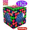 Nee-Doh Schylling Bubble Glob Groovy Glob! Squishy, Squeezy, Stretchy Stress Balls Blue, Pink & Purple Complete Gift Set Party Bundle - 3 Pack