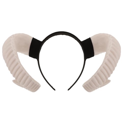 Homoyoyo Sheep Horn Headband Cosplay Hair Accessories Costumes Hair Clips Cosplay Outfits Gothic Antelope Horn Headband Headdress for Party Performance Hair Hoop Flash Trumpet Goat