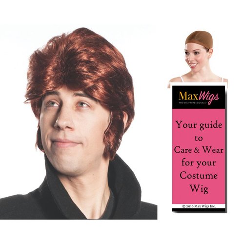 Enigma Costume Wigs Handsome Hans Color Auburn Freeze Prince Mens Peluca Royal Frozon Love Open Door Bundle Maxwigs Wig Care Guide