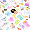 bloom daily planners Female Empowerment Planner Stickers - Variety Pack - 6 Sheets / 205 Girl Power Themed Stickers