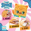 Bright Stripes Magic Scrunch Pillow Making Kit - No Sew Pillow Craft Kit for Kids - Make Your Own Pillow Kit - DIY Pillow Kit for Kids (Kitty)