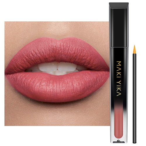 MAKI YIKA Pink Lipstick for Women Color Stay Long Lasting Lipsticks, No Smudge Matte Liquid Lipstick Transferproof Cruelty-Free Lip Color |That Girl