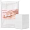 500 Gel Nail Polish Remover Pads - MAQIHAN Nail Cotton Pads Acetone Fingernail Gel Nail Polish Remover Wipes Nail Prep Pad Nail Essentials For Nail Techs Professional Nail Supplies Acrylic Gel Removal