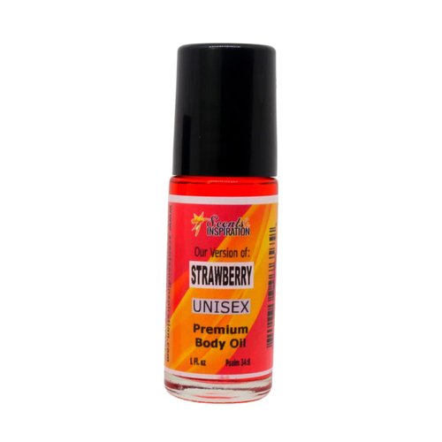 Scents & Inspiration Roll-On Fragrance Oil - Our Version of Strawberry for Men and Women | Alcohol-Free | Travel Size | Long Lasting Unisex Fragrance Oil | 1 Fl. Oz