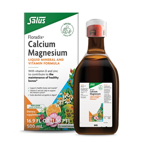 Floradix by Salus Calcium &amp; Magnesium Liquid Herbal &amp; Mineral Supplement - Organic Supplement wit...