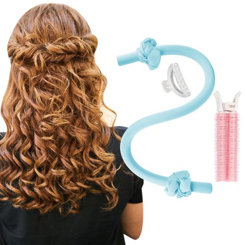 Vtrem Silk Heatless Curls Headband Tik Tok Heatless Hair Curling Ribbon, Hair Curlers for Women & Girls, Hair Curlers for long Hair,No Heat Hair Rollers