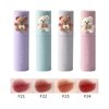 ICE LOVE Matte Velvet Lip Gloss, Velvet Fog Lip Muddy Texture,Long Lasting,Non-Stick Cup,Waterproof Feminine Lipstick, for Lips and Cheeks. (Orange)