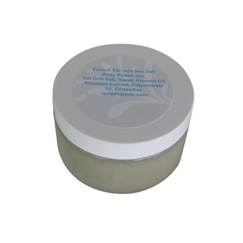 French Sel Gris Sea Salt Body Polish, 7oz. Randalia Bee Hives