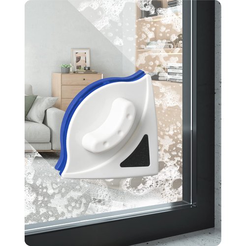 Baffect Double Sided Magnetic Window Cleaner, Window Cleaning Tools Glasses Cleaner Car Window Cleaning Brush for Windows Thickness 3-8mm