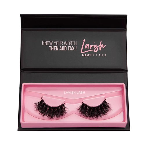 Magnetic Eyelashes | Artificial Magnetic Lashes, Made with Synthetic Faux Mink Fiber, Magnetic Eyelashes Natural Look, Comfortable, Universal size, Reusable Up To 60 Times, 1 Pair (Lavish Lash)