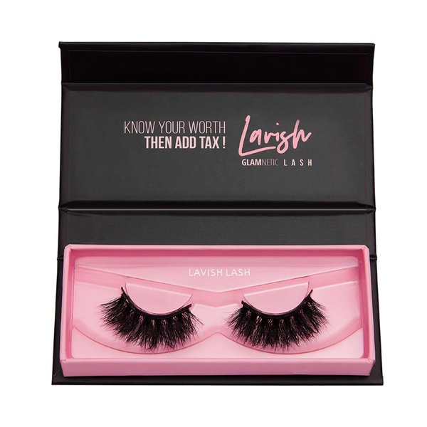 Magnetic Eyelashes | Artificial Magnetic Lashes, Made with Synthetic Faux Mink Fiber, Magnetic Eyelashes Natural Look, Comfortable, Universal size, Reusable Up To 60 Times, 1 Pair (Lavish Lash)