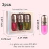 BINGBRUSH 3 Pcs Capsule Color Changing Lip Gloss Tinted, Pink Plumping Magic Mood Lipstick Lip Glaze, High-Shine Clear Lip Stain Lip Balm Lip Care, Longlasting Moisturizing Lip Glow Oil