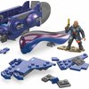 Mega Halo The Series Vehicle Building Toys Set, Renegade Banshee Aircraft with 205 Pieces, 2 Micro Action Figures, Purple, Kids and Fans