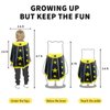 iROLEWIN Star Superhero-Costumes-Cape and Mask for Kids Girls Boys Super Hero Party Gifts Toys as Halloween Dress Up with Bracelets (Black)