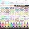 Double Line Outline Markers, 36 Colors Shimmer Markers, Self-Outline Metallic Markers, Super Squiggles Shimmer Outline Marker Set for Kid Drawing,Birthday Greeting Card,Doodling,DIY Art Crafts