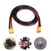 RIIEYOCA XT60 Male to XT60 Female Connector with 1M 12AWG Silicon Wire Extension Cable for RC Lipo Battery FPV Drone