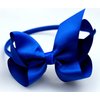 Syleia Fashion Headbands with 4 inch Bow, Set of 6 Blue, White, Black, Red, Purple, Rose School and Playtime Perfect Hair