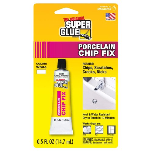 Super Glue - Porcerlain Repair - 0.5oz Tubes - (Pack of 12)