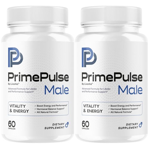 (2 Pack) Prime Pulse Capsules - Advanced All Natural Premium Formula, 120 Capsules for 2 Months