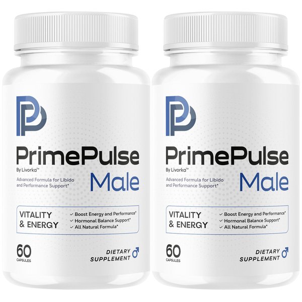 (2 Pack) Prime Pulse Capsules - Advanced All Natural Premium Formula, 120 Capsules for 2 Months