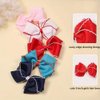 12PCS 5 Inch Hair Bows for Girls Alligator Clips Grosgrain Ribbon Unicorn Rainbow Big Bows Clips Hair Barrettes Accessories for Little Girls Kids Toddlers Teens